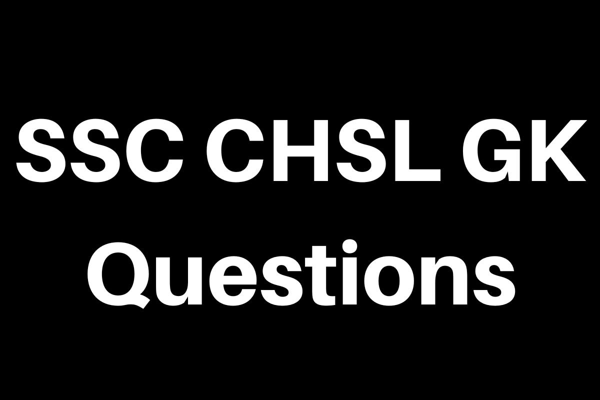 SSC CHSL GK Questions In Hindi