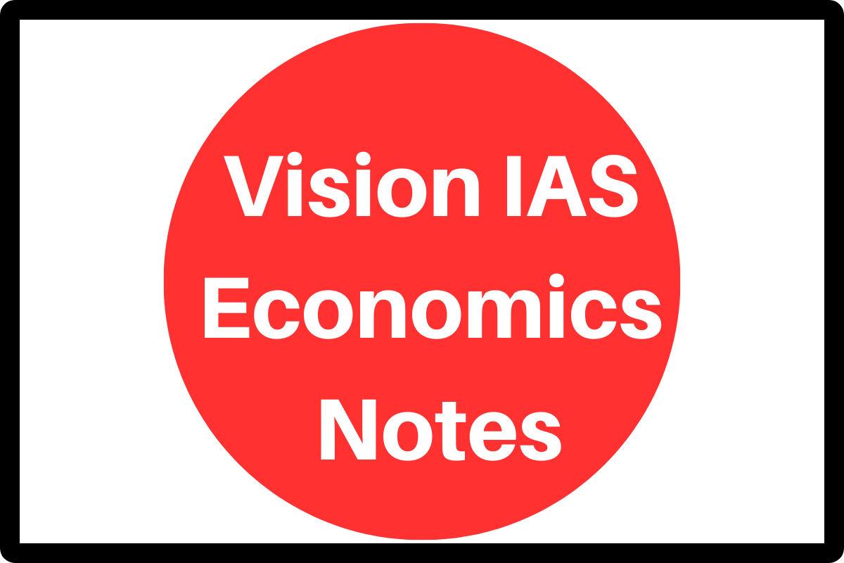 Vision IAS Economy Notes In Hindi PDF