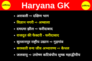 haryana gk previous year questions pdf with answers
