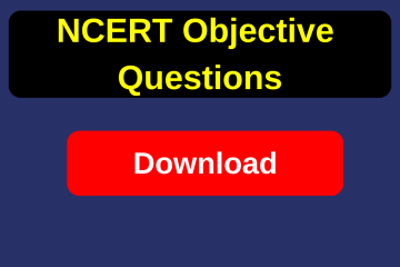 NCERT Objective Questions PDF In Hindi