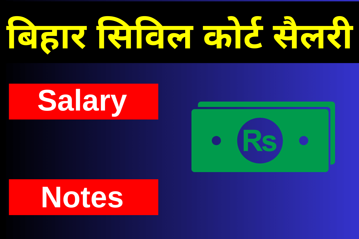 Bihar Civil Court Salary Per Month